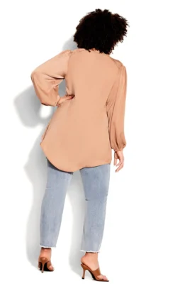 City Chic Brown New Level Top 10 City Chic Brown New Level Top -Bold Fit Store 212062BRONZE 4