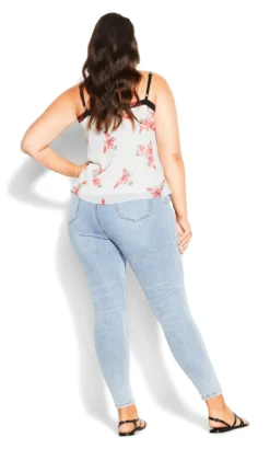 City Chic Ivory Secret Crush Cami -Bold Fit Store 212118IVORYSECRETCRUSH 3