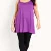Evans Purple Knot Longline Top