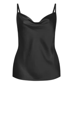 City Chic Black Simply Cowl Cami -Bold Fit Store 212560BLACK 21