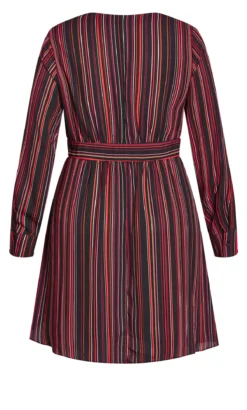 City Chic Black Amber Stripe Top -Bold Fit Store 212767AMBERSTRIPE 6