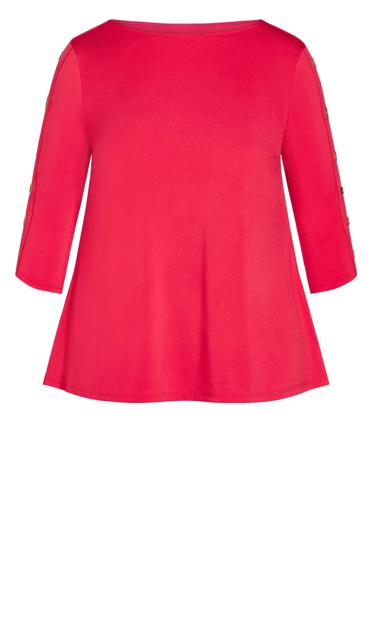 Avenue Red Eyelet Sleeve Top 5 Avenue Red Eyelet Sleeve Top - Image 5