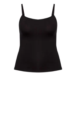 Avenue Black Strappy Seamless Cami -Bold Fit Store 214046BLACK 3