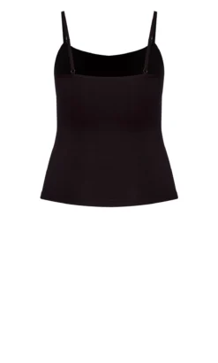 Avenue Black Strappy Seamless Cami -Bold Fit Store 214046BLACK 4