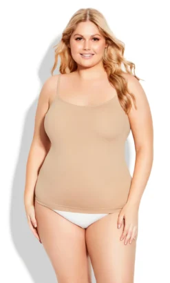 Avenue Brown Seamless Shapewear Vest