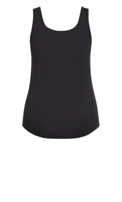 Avenue Black Plain Essential Tank 11 Avenue Black Plain Essential Tank -Bold Fit Store 214180BLACK 6