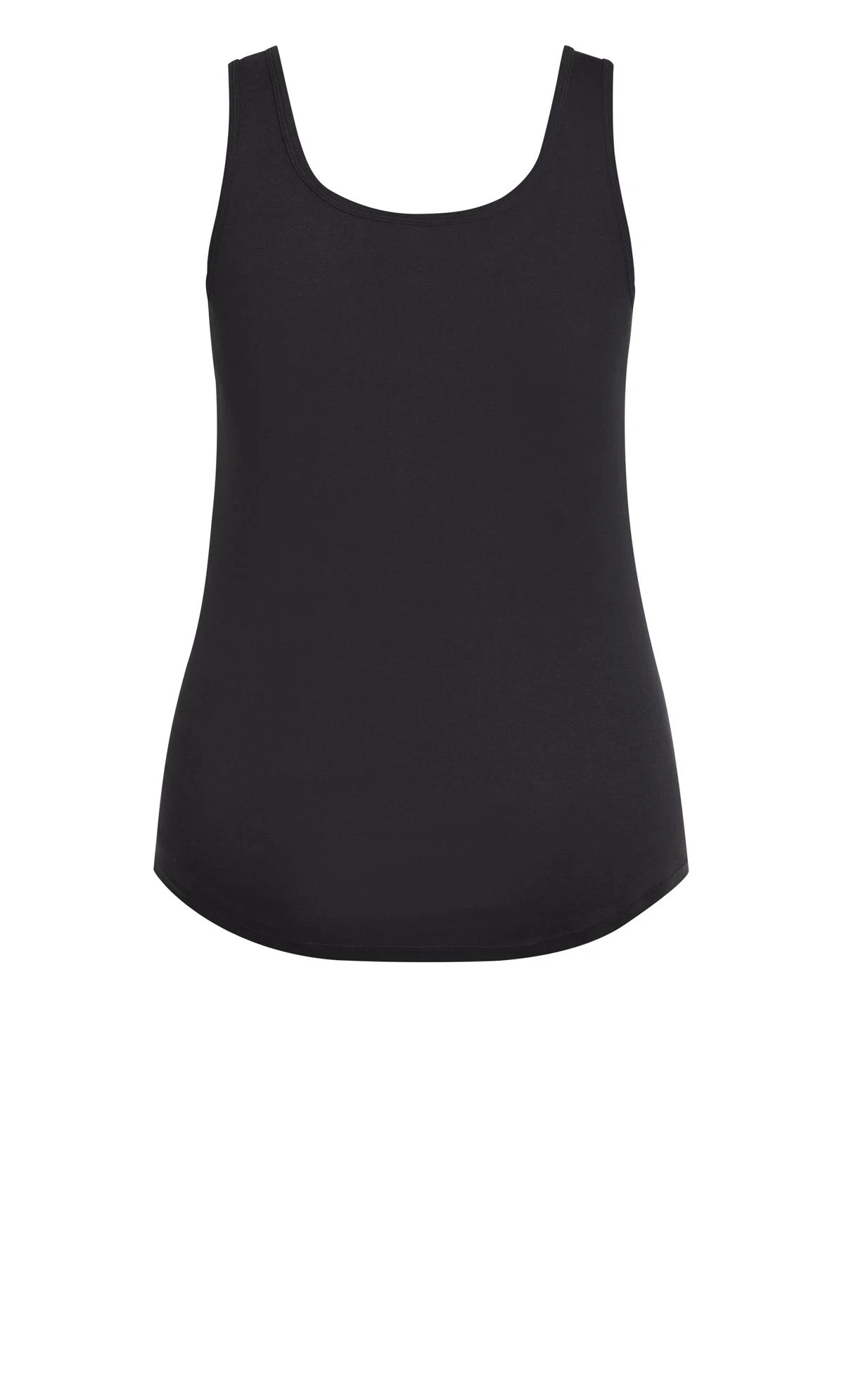 Avenue Black Plain Essential Tank 6 Avenue Black Plain Essential Tank - Image 6