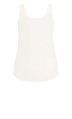 Avenue White Essential Vest Top -Bold Fit Store 214180WHITE 6