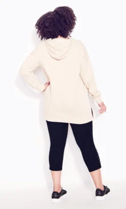 Avenue Zim & Zoe Black Eyelet Detail Legging -Bold Fit Store 214209BLACK 3