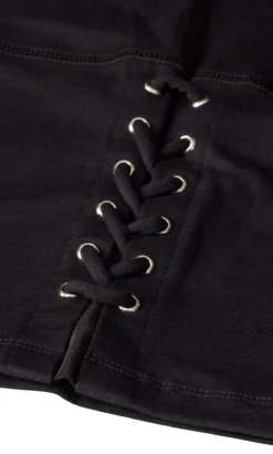 Avenue Zim & Zoe Black Eyelet Detail Legging -Bold Fit Store 214209BLACK 7