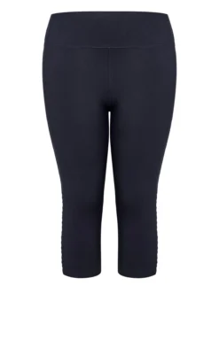 Avenue Zim & Zoe Navy Ladder Detail Legging -Bold Fit Store 214210NAVY 4