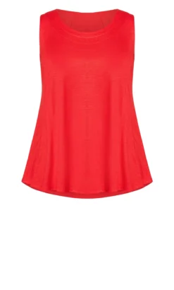 Avenue Red Vest Top 10 Avenue Red Vest Top -Bold Fit Store 214224SALSARED 5