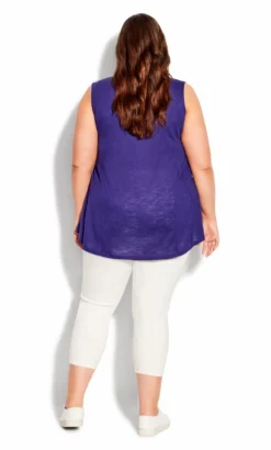 Avenue Purple Fit N Flare Tank 9 Avenue Purple Fit N Flare Tank -Bold Fit Store 214224VIOLETINDIGO 4