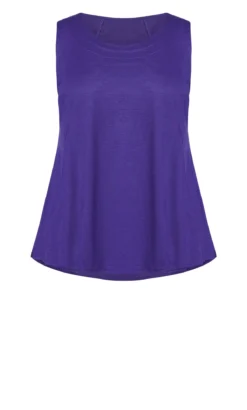 Avenue Purple Fit N Flare Tank 10 Avenue Purple Fit N Flare Tank -Bold Fit Store 214224VIOLETINDIGO 5