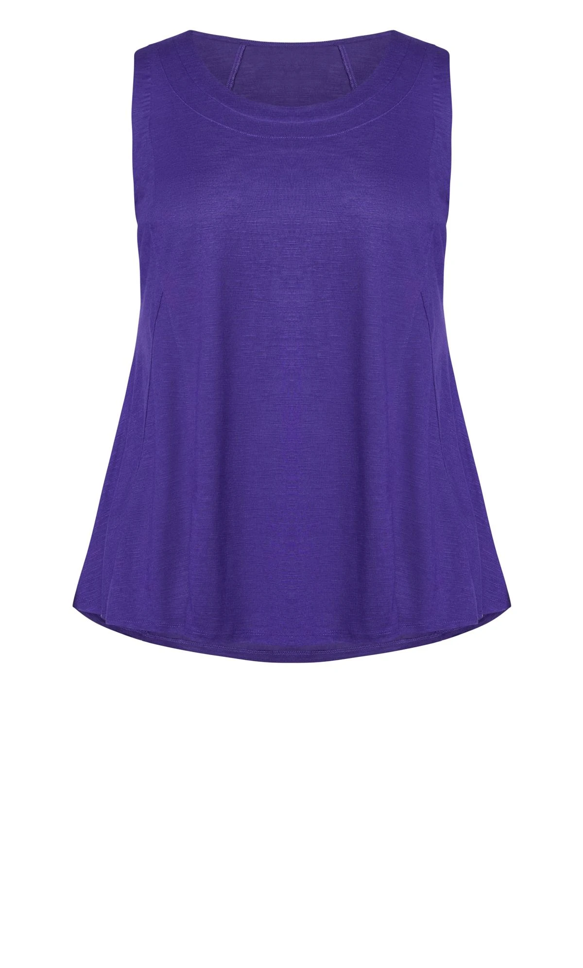 Avenue Purple Fit N Flare Tank 5 Avenue Purple Fit N Flare Tank - Image 5
