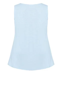 Avenue Blue Fit N Flare Tank -Bold Fit Store 214226CHAMBRAYBLUE 6