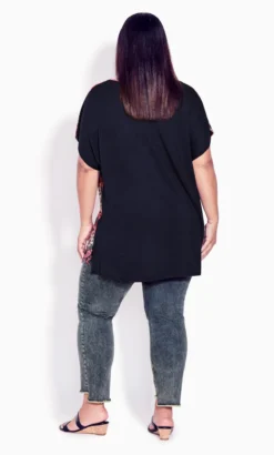 Avenue Red Aztec Print T-Shirt -Bold Fit Store 214273BANDANA 4