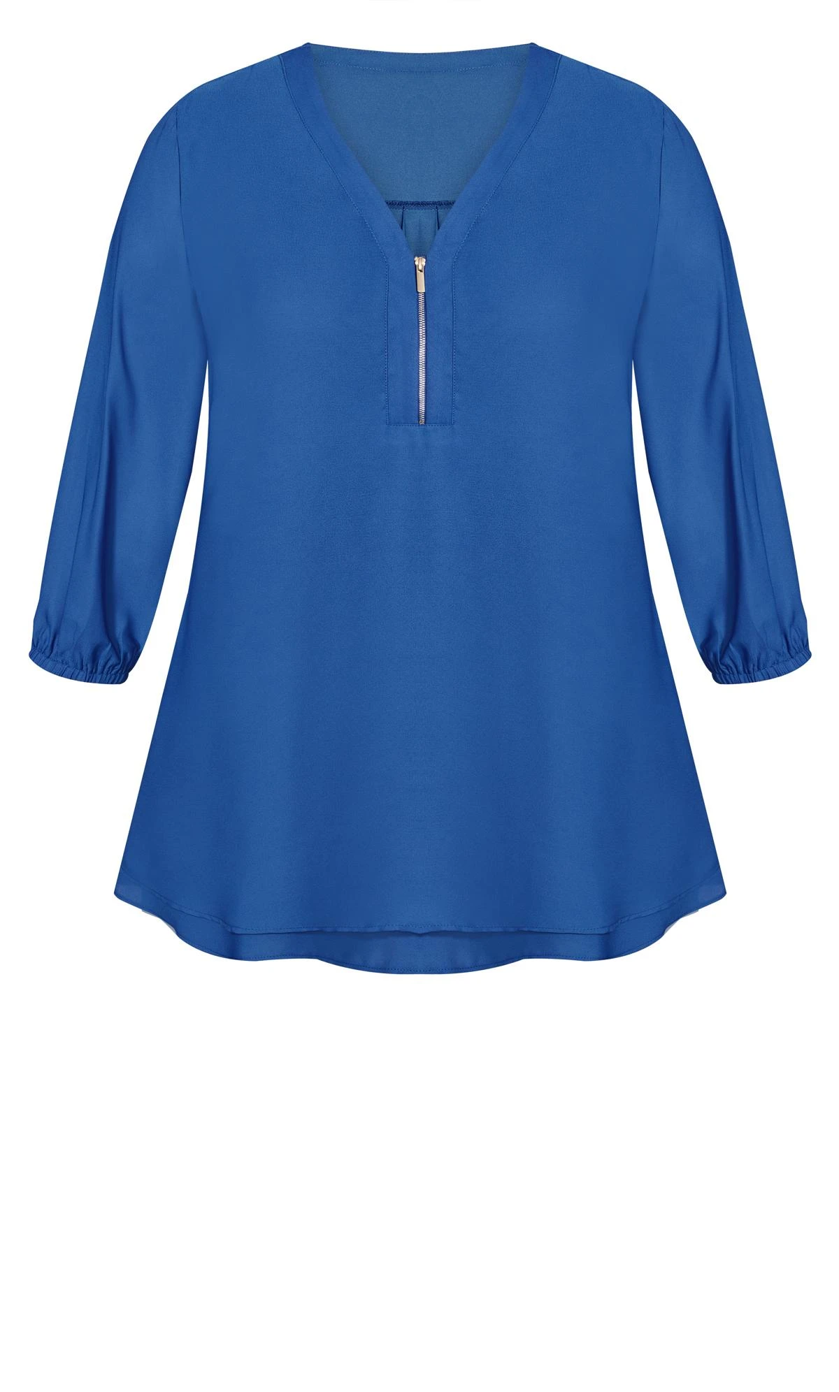 Avenue Blue Meila Zip Plain Top 5 Avenue Blue Meila Zip Plain Top - Image 5