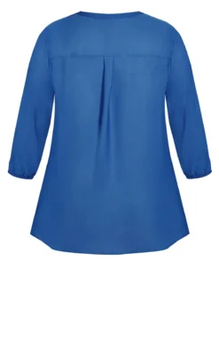 Avenue Blue Meila Zip Plain Top 11 Avenue Blue Meila Zip Plain Top -Bold Fit Store 214328BEAUCOPBLUE 6