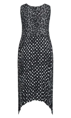 Avenue Evans Navy Kaylee Crush Dress -Bold Fit Store 214473BATIKSPOTMIX 4