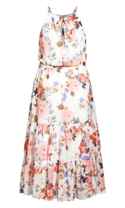 City Chic Ivory Penelope Maxi Dress -Bold Fit Store 214681IVORYGENTLEBLOSSOM 4