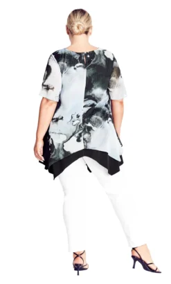 Avenue Navabi Kollektion Multi Marble Overlay Top -Bold Fit Store 214842PRINTMULTI 3