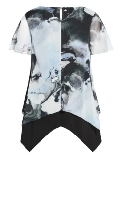 Avenue Navabi Kollektion Multi Marble Overlay Top -Bold Fit Store 214842PRINTMULTI 5