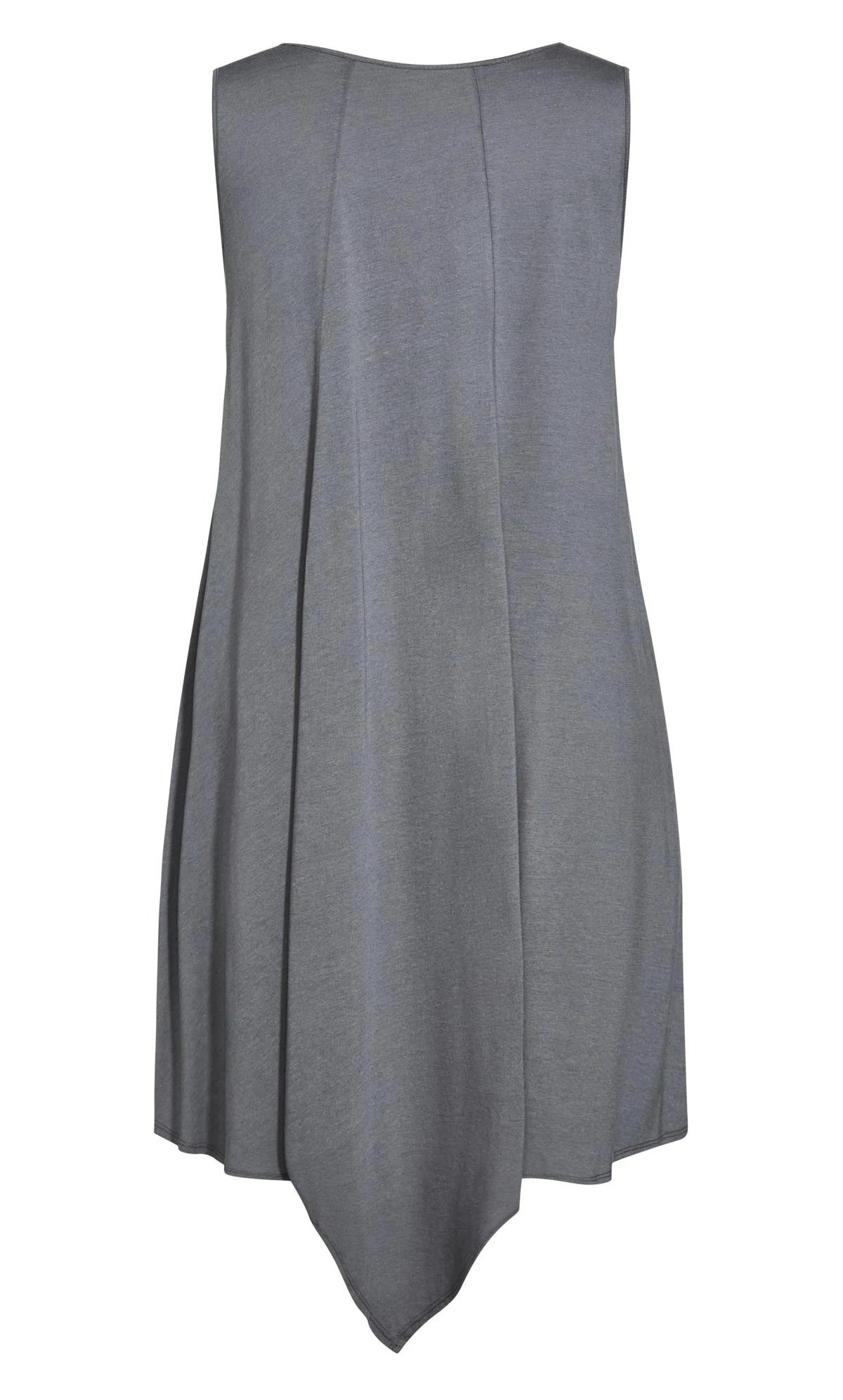 Avenue Isolde Roth Grey Plain Double Layer Dress 7 Avenue Isolde Roth Grey Plain Double Layer Dress - Image 7