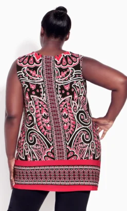 Avenue Red Adalyn Keyhole Top 9 Avenue Red Adalyn Keyhole Top -Bold Fit Store 214863ADAREDPLACEMENT 3