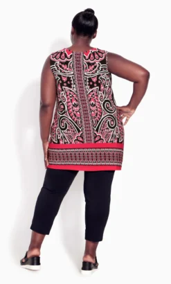 Avenue Red Adalyn Keyhole Top 10 Avenue Red Adalyn Keyhole Top -Bold Fit Store 214863ADAREDPLACEMENT 4