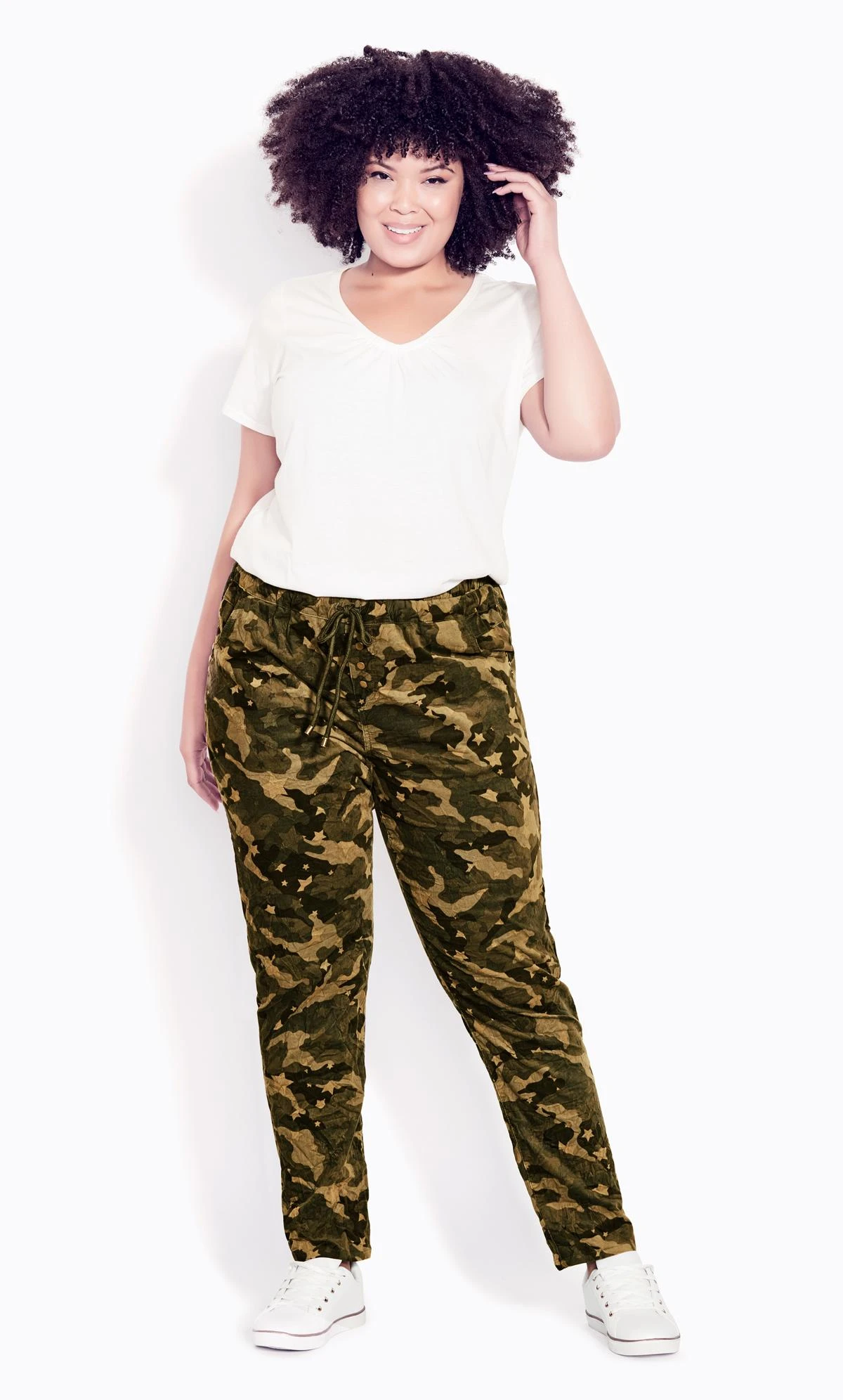 Avenue Green Camo Trousers 1 Avenue Green Camo Trousers