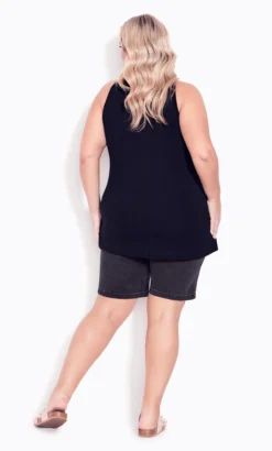 Avenue Black Nadia Beaded Top 9 Avenue Black Nadia Beaded Top -Bold Fit Store 215182BLACK 4