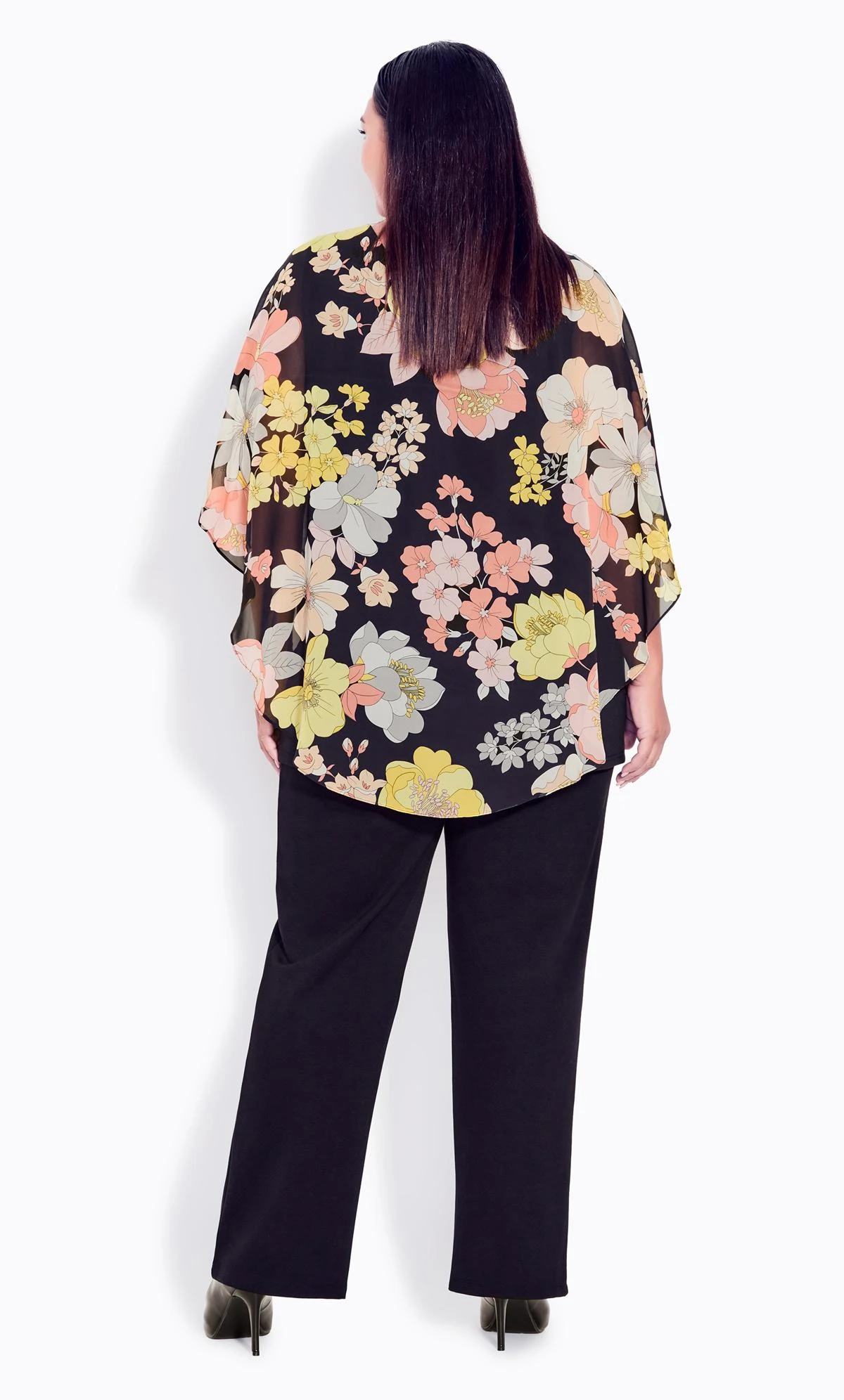 Avenue Ave Studio Black Everly Overlay Top 4 Avenue Ave Studio Black Everly Overlay Top - Image 4