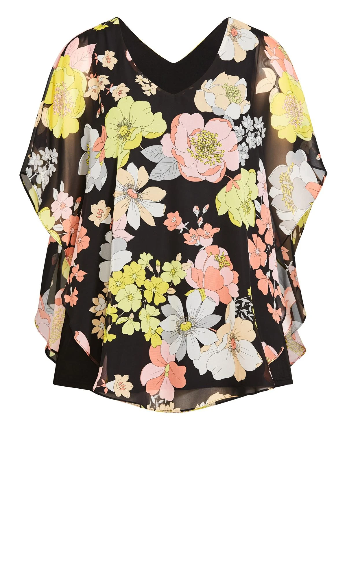 Avenue Ave Studio Black Everly Overlay Top 5 Avenue Ave Studio Black Everly Overlay Top - Image 5