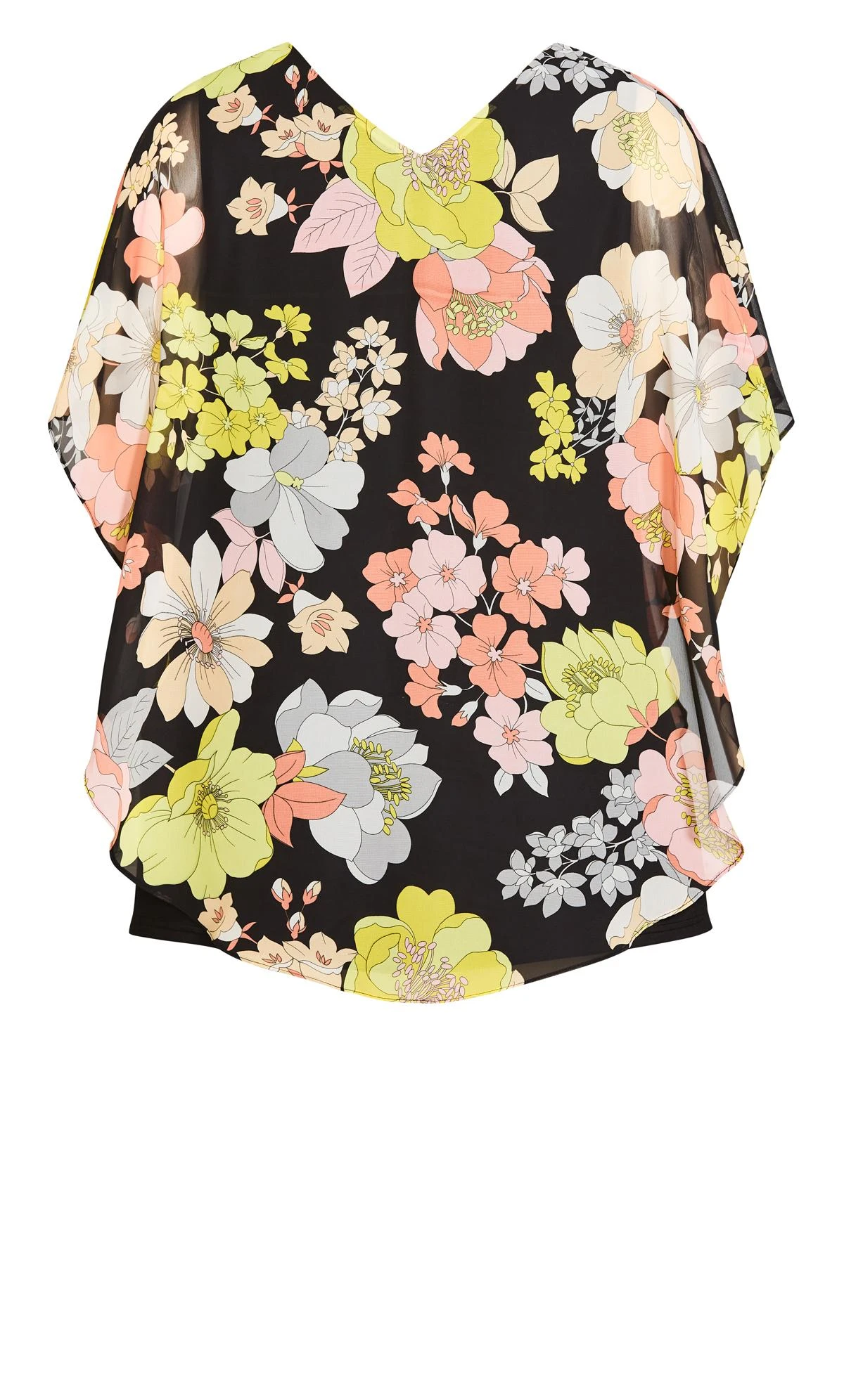 Avenue Ave Studio Black Everly Overlay Top 6 Avenue Ave Studio Black Everly Overlay Top - Image 6