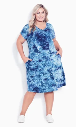 Avenue Navy Alena Dress