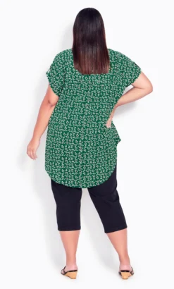 Avenue Green Floral Short Sleeve Shirt -Bold Fit Store 215465SWEETPEA 4