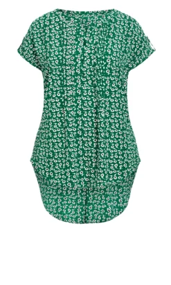 Avenue Green Floral Short Sleeve Shirt -Bold Fit Store 215465SWEETPEA 5