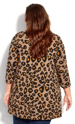 Evans Brown Harriet Tunic -Bold Fit Store 215621COSMICLEOPARD 2