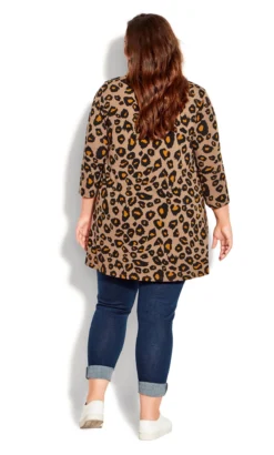 Evans Brown Harriet Tunic -Bold Fit Store 215621COSMICLEOPARD 4