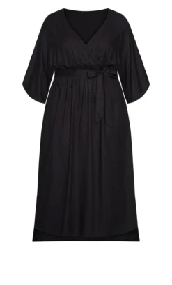 City Chic Loralette Black Day Date Plain Maxi Dress 6 City Chic Loralette Black Day Date Plain Maxi Dress -Bold Fit Store 215887BLACK 3