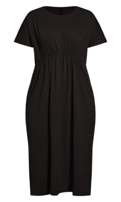 Avenue Evans Black Cool Tie Dress 6 Avenue Evans Black Cool Tie Dress -Bold Fit Store 215902BLACK 3