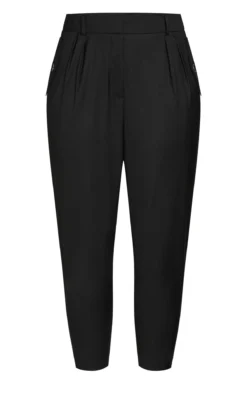 City Chic Isolde Roth Black Button Detail Pant -Bold Fit Store 215907BLACK 4