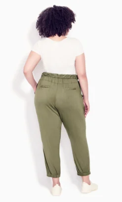 Evans Khaki Green Cuffed Joggers -Bold Fit Store 215987MOSSGREEN 4