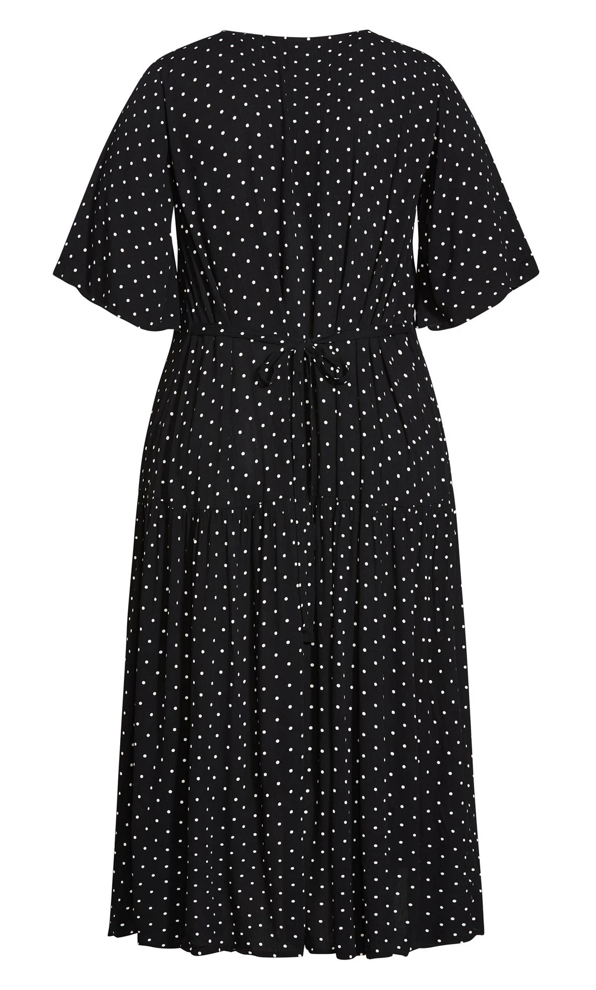 Avenue Black Polka Dot Midi Dress 5 Avenue Black Polka Dot Midi Dress - Image 5