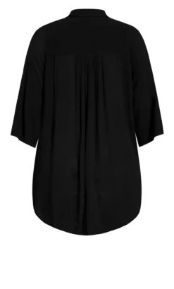 Avenue Black Longline Shirt -Bold Fit Store 216030BLACK 5