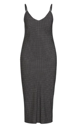 City Chic Black Sophie Dress -Bold Fit Store 216158MONOSPOT 4