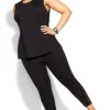 City Chic CCX Black Aria Tank