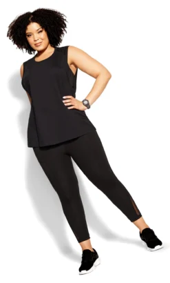 City Chic CCX Black Aria Tank