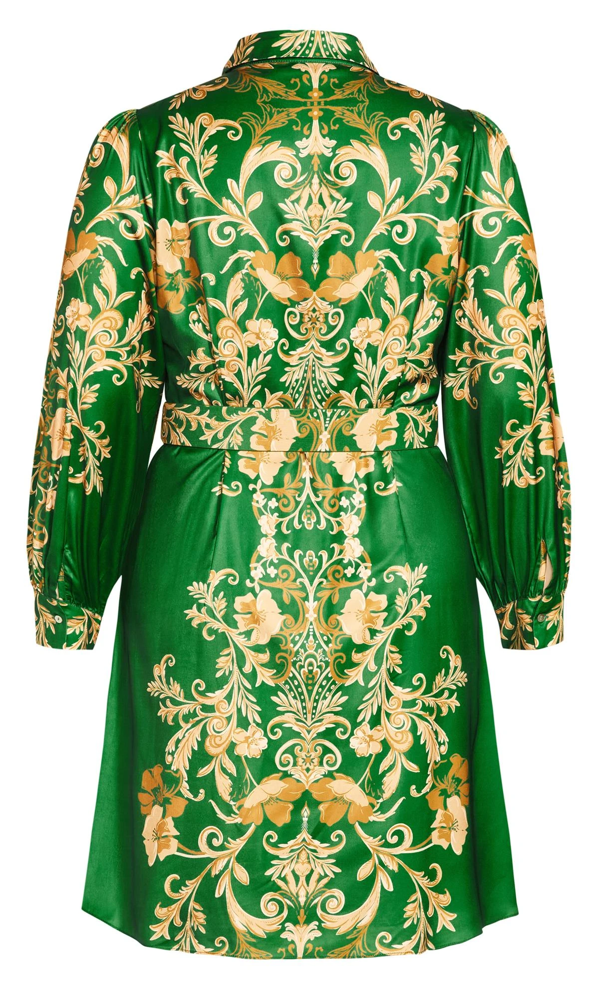 City Chic Green Gabriella Dress 5 City Chic Green Gabriella Dress - Image 5